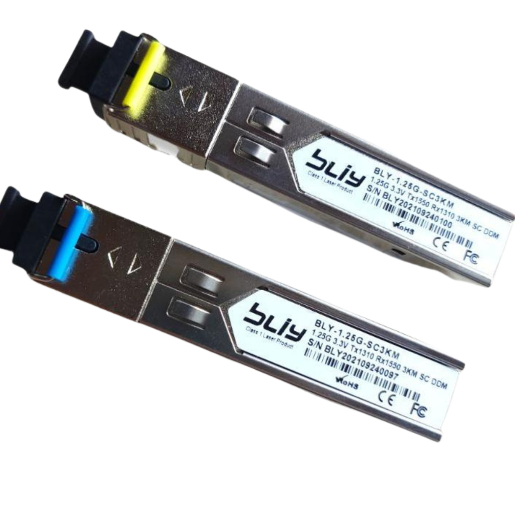 SFP Bliy Bidi SM-SC 3Km 1.25G Singel Mode Fiber SC Connector SFP Mikrotik 3 Km SM-SC