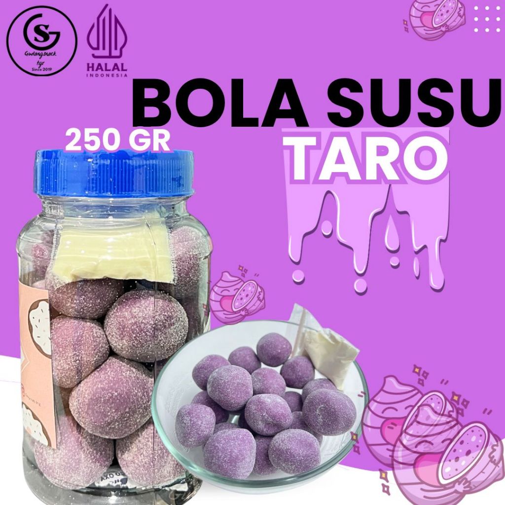 

[New] Bola Susu TARO Premium 250gr By GudangsnackTgr Manis Gurih