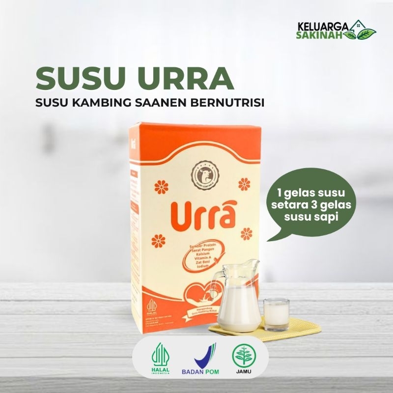 

SUSU KAMBING SANEEN URRA - Susu kambing untuk penambah berat badan dan tinggi badan