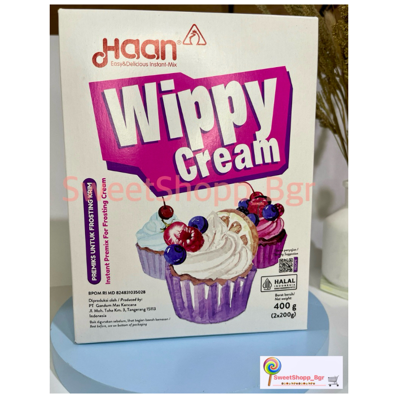 

Haan Wippy Cream kemasan 400 gr