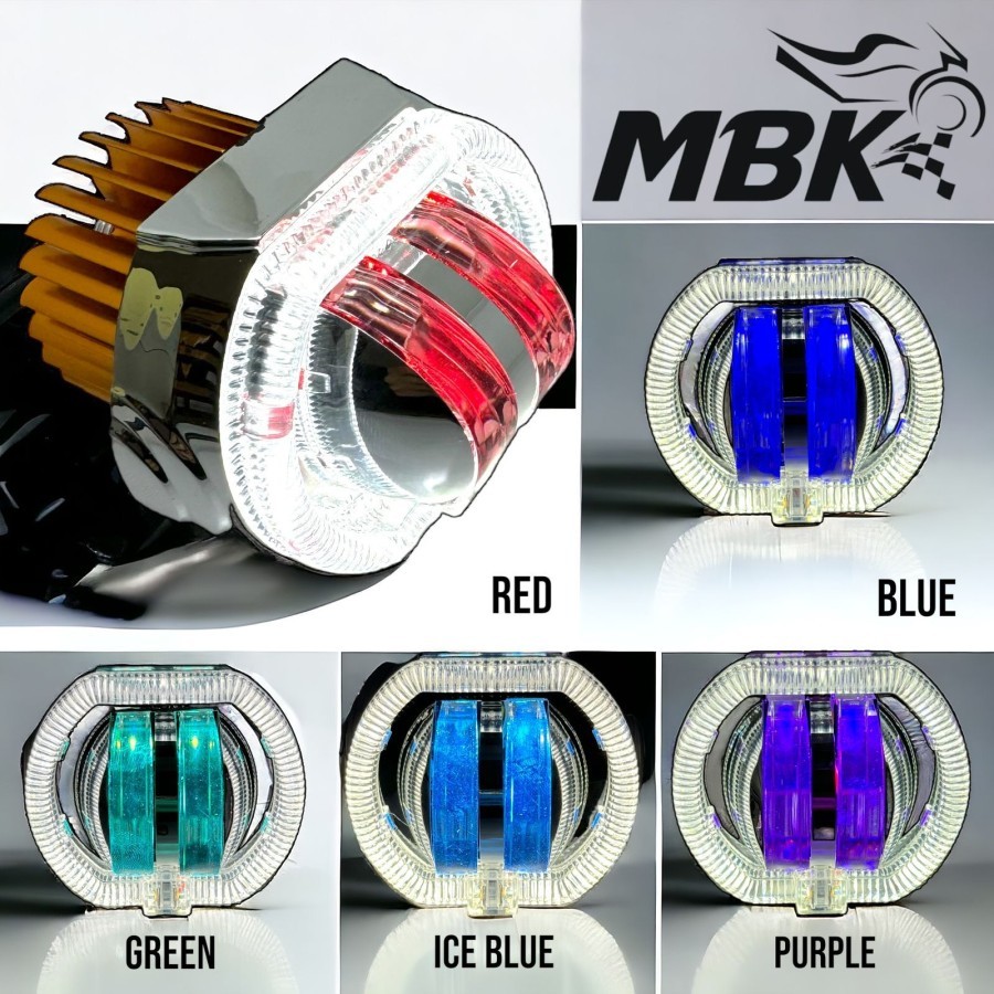 Projie led lampu projector led ninja 150 ninja 250 z250 rr mono