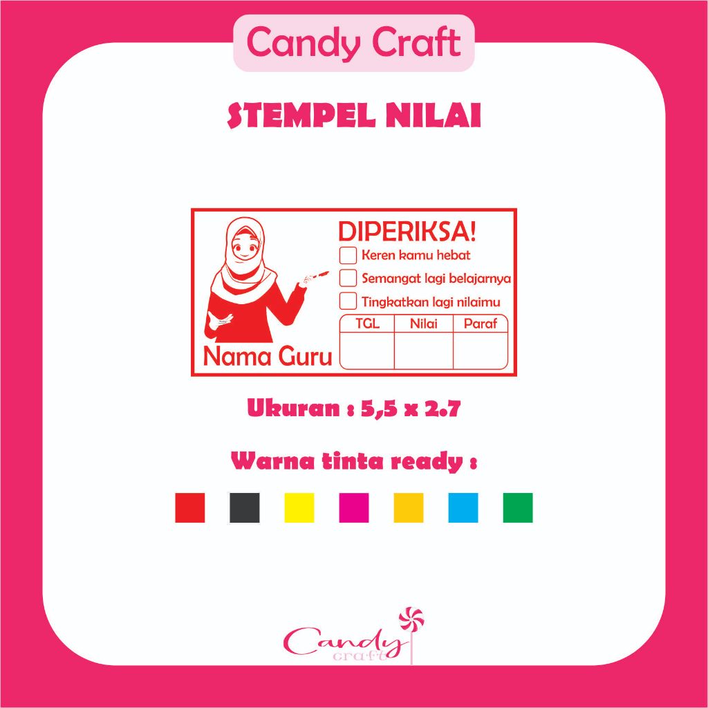 

Stempel Flash Nilai / Stempel Custom