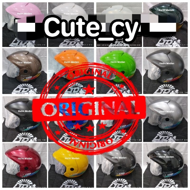 (new) Original Malaysia Helm LTD Sport 100% Asli