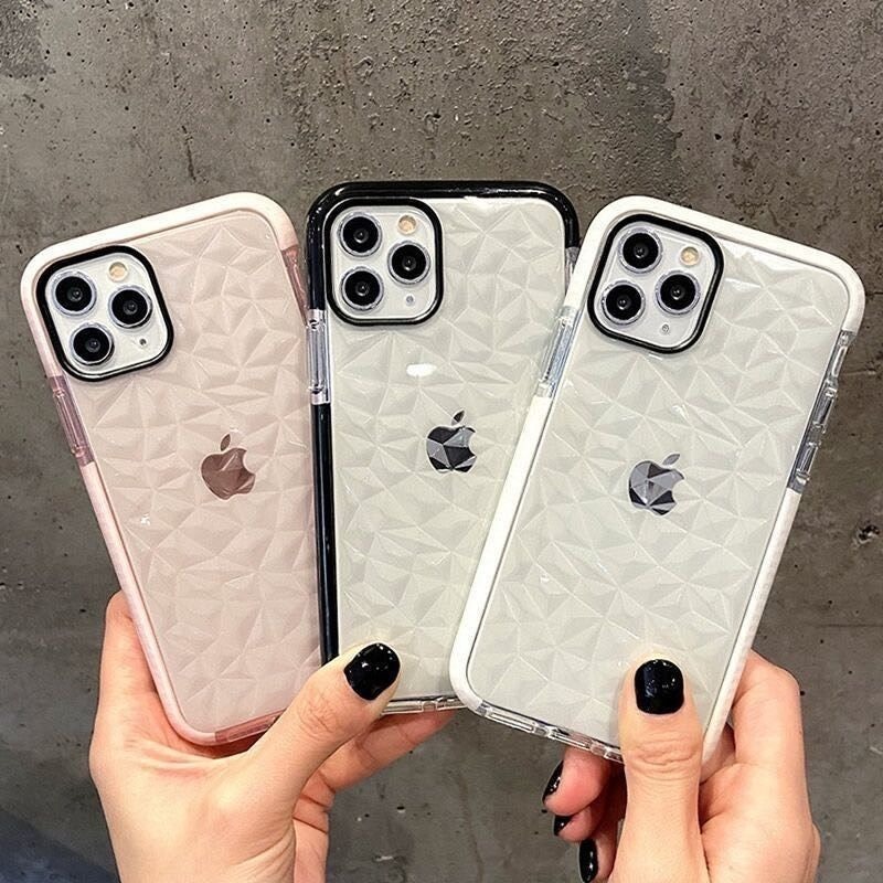 Antishock Antidrop Softcase Diamond Case Anti Knock - Soft Case Iphone 7 7+ 8+ X Xs Xr 11 12 13 14 1