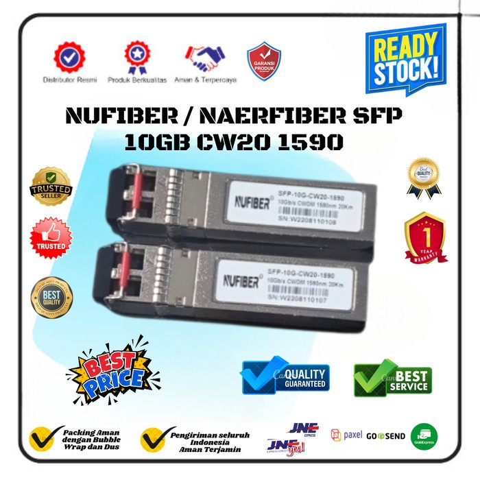 NUFIBER SFP 10GB CW20 1590 20km