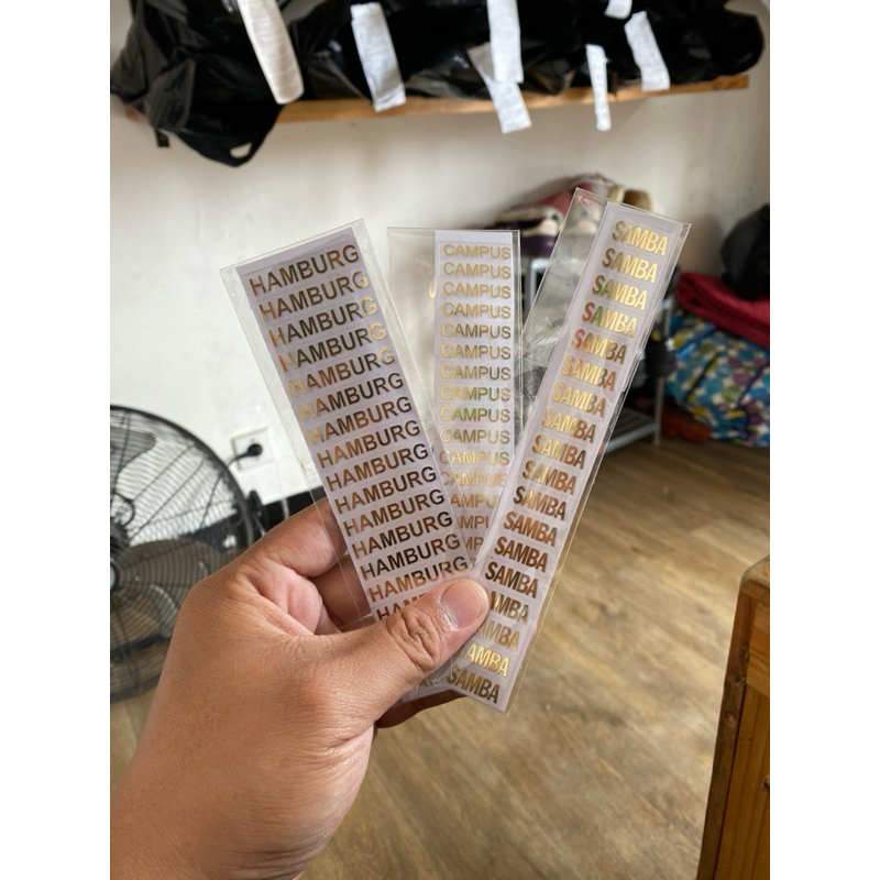 

LABEL SEPATU | CUSTOM LETTERING | LABEL NAMA