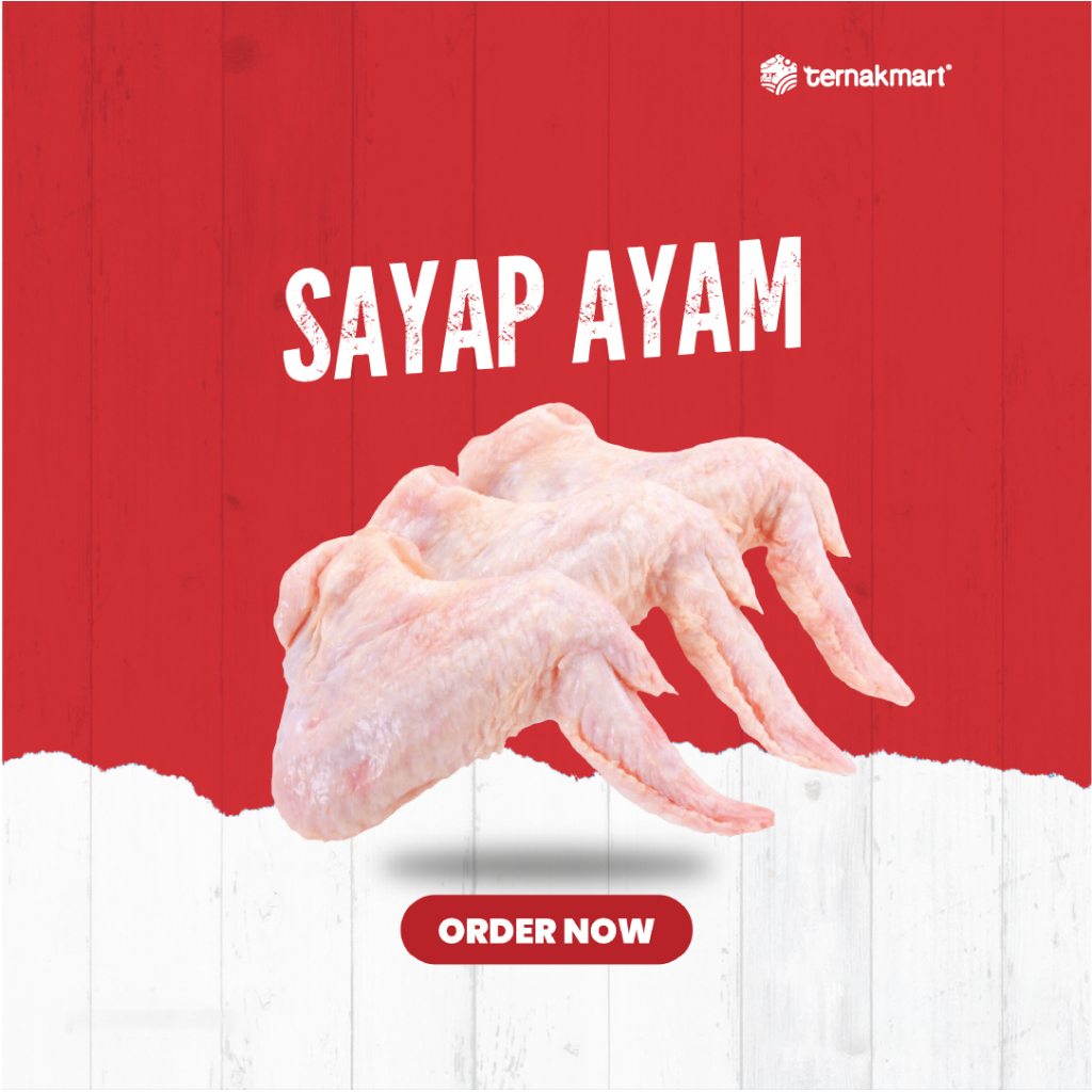 

Promo 6.6 Great Mid-Year Sale Ternakmart Daging Ayam Sayap/Chicken Wings 500gr 1kg Masakan Harian