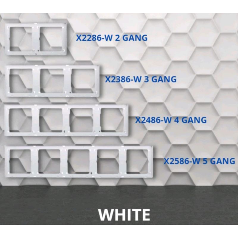 FRAME NERO CASA X2-W WHITE/PUTIH