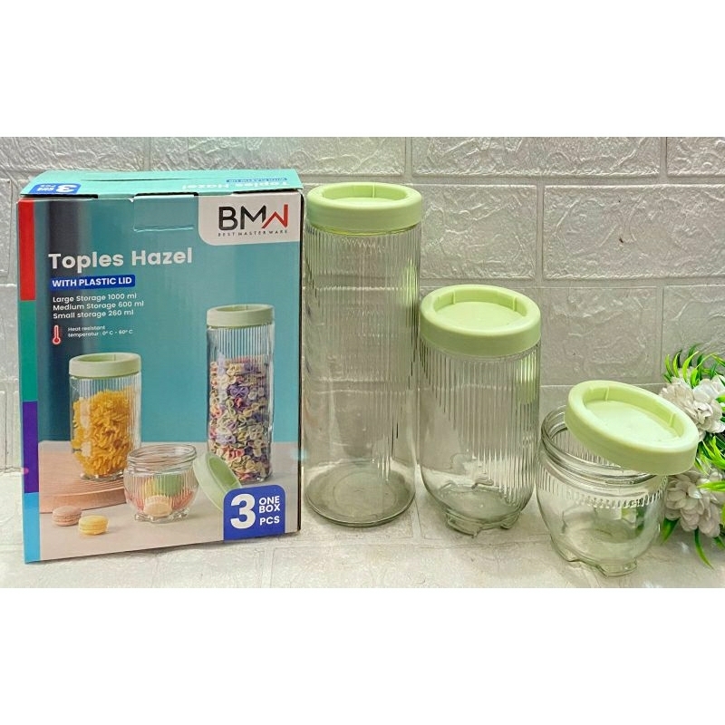 Toples Set 3 Kaca Marine Bowl