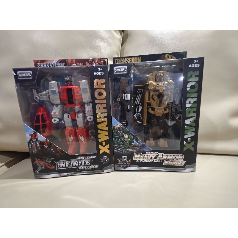 MAINAN ROBOT-ROBOT X-WARRIOR-ROBOT WARIOR-ROBOT 4 IN 1