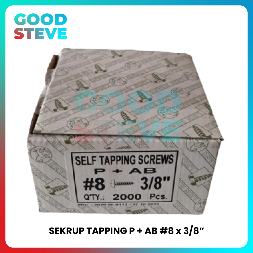 SEKRUP TAPPING ( P + AB #8 x 3/8" )