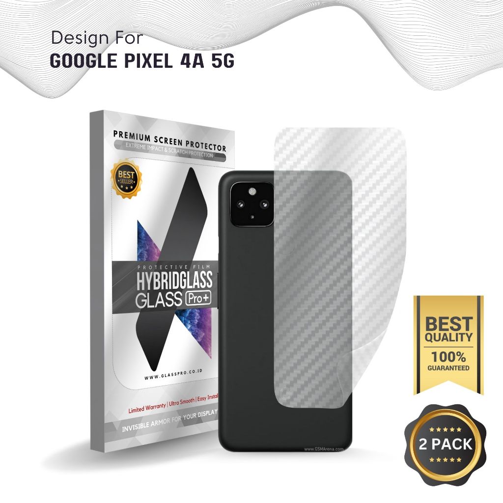 Fiber Guard Screen Protector Google Pixel 4a 5G Anti Gores Belakang