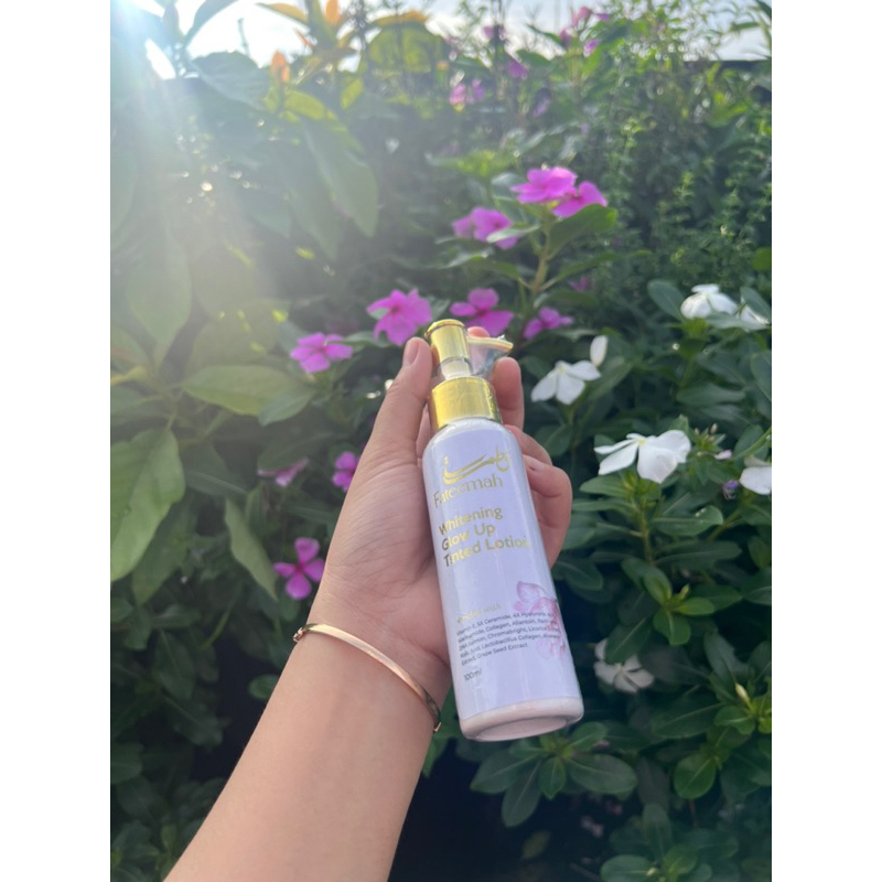 Fateemah skincare whitening glow up tinted lotion Lotion Pemutih HB pemutih