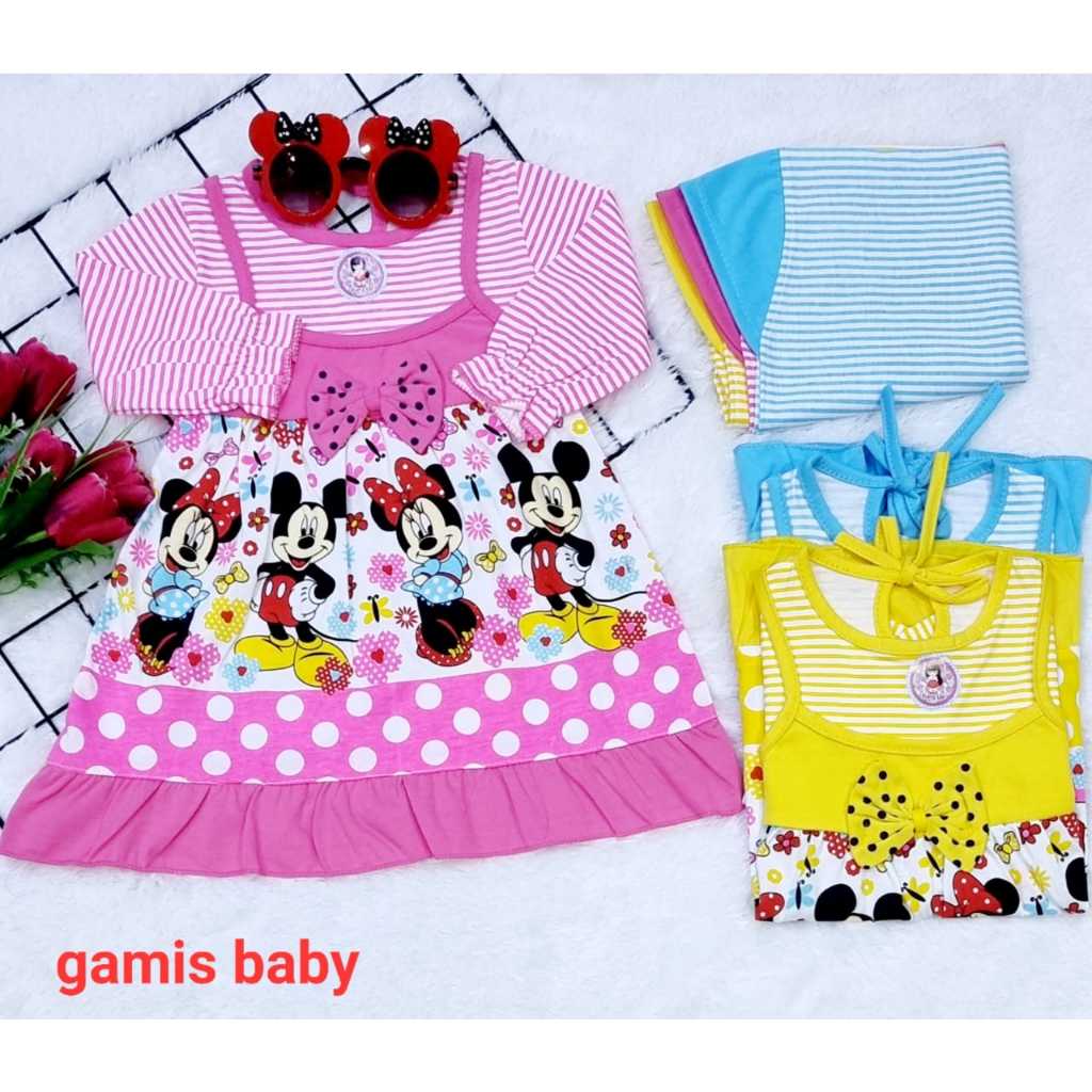 Baju Anak Gamis terbaru Baju gamis bayi perempuan Setelan baju muslim anak perempuan Baju muslim bay