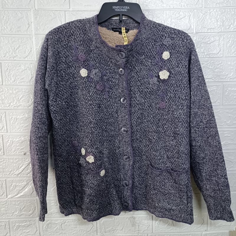 Cardigan tipis murah bordir & manik manik