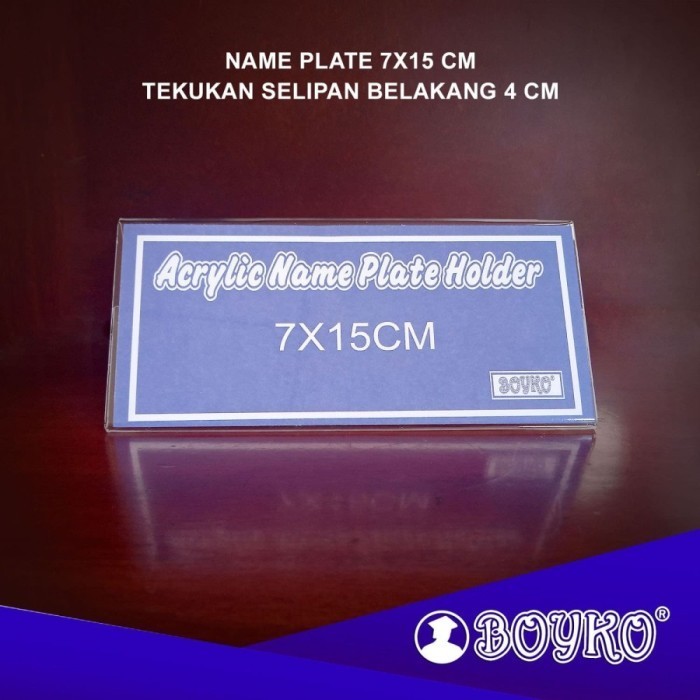 

NAME PLATE BOYKO 7 X 15