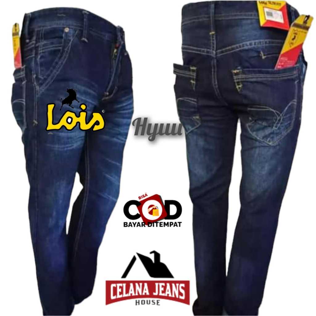 CELANA PANJANG JEANS LOIS PRIA-JEANS LOIS PRIA-CELANA JEANS LOIS