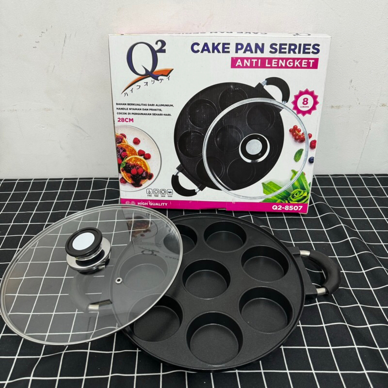 Cetakan Kue Anti Lengket / Cetakan Roti Pisang 8Lubang 8507