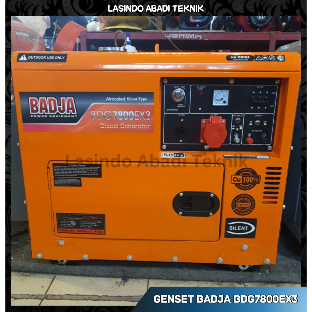 Genset Badja BDG7800EX3 5000WATT Genset Solar BDG 7800 EX3 5000 WATT