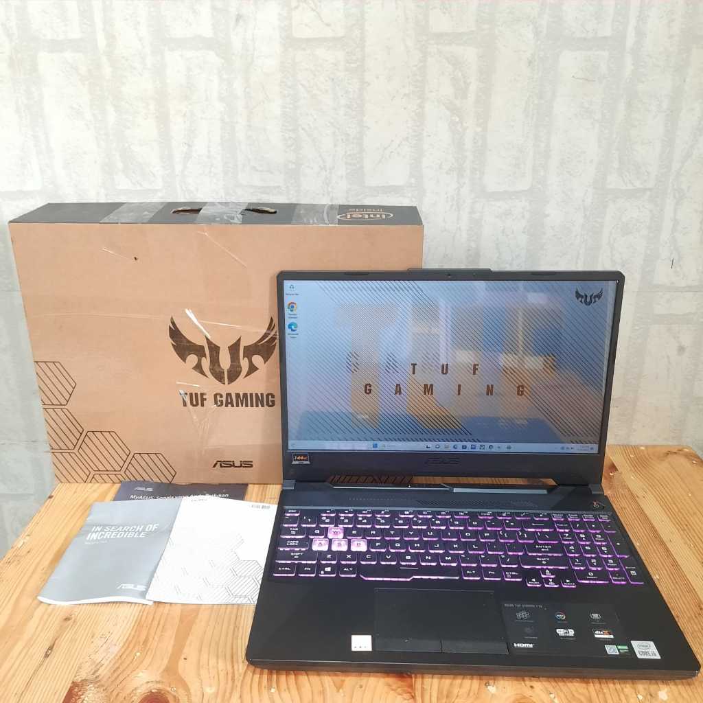 Asus TUF Gaming F15 FX506Core i5-10300H #Vga GeForce GTX 1650 4Gb Ram 8/512 SSD BERGARANSI