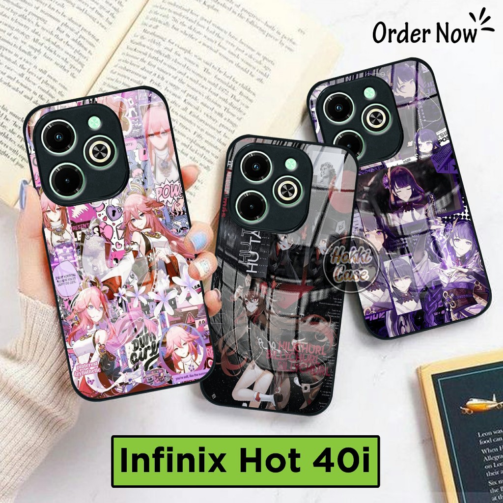 Softcase Infinix Hot 40i Motif Case Genshin [443H]