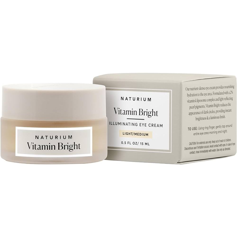 NATURIUM VITAMIN BRIGHT ILLUMINATING EYE CREAM 15ml