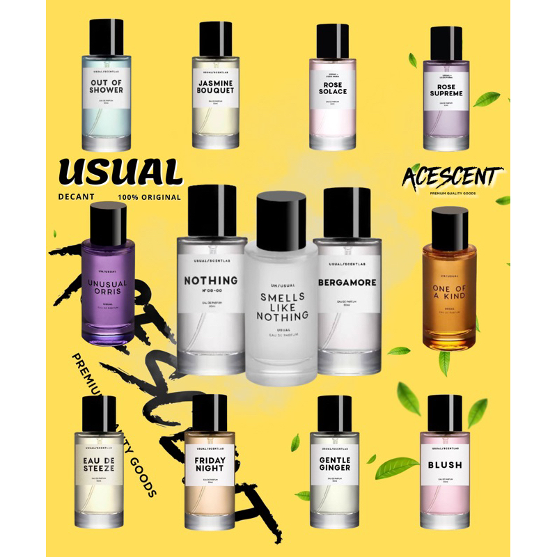 DECANT USUAL / SCENTLAB - bergamore out of shower nothing