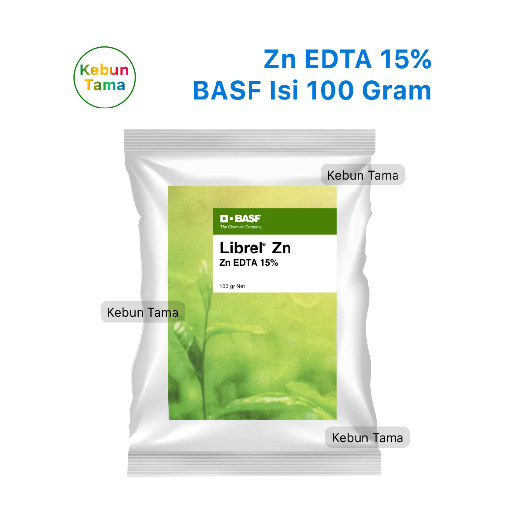 Pupuk Librel Zn EDTA 15% Chelate Zinc BASF Isi 100 Gram