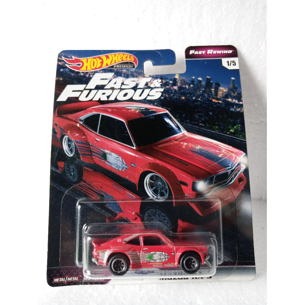 Mainan Anak Hotwheels Premium Fast & Furious  MAZDA RX-3