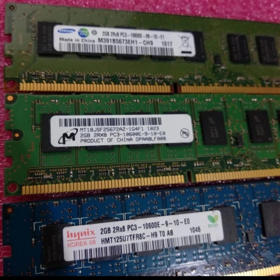 memory 2Gb 2R×8 PC3-10600E
