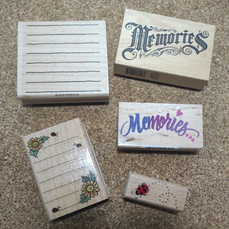 Stempel Kayu Vintage_ Stampin' up Journaling