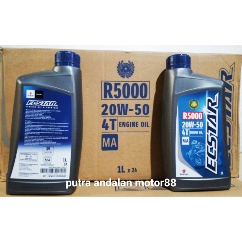 Oli SGO ECSTAR ...1 liter  20 W - 50...1 dus isi 24 btl