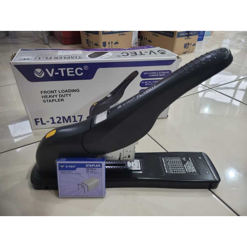 

STAPLER HEAVY DUTY V-TEC STAPLER JILID BESAR FRONT LOADING FL12M17