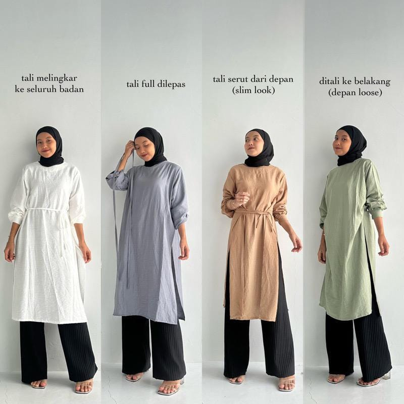 Tunik Wanita Korean Style Tali