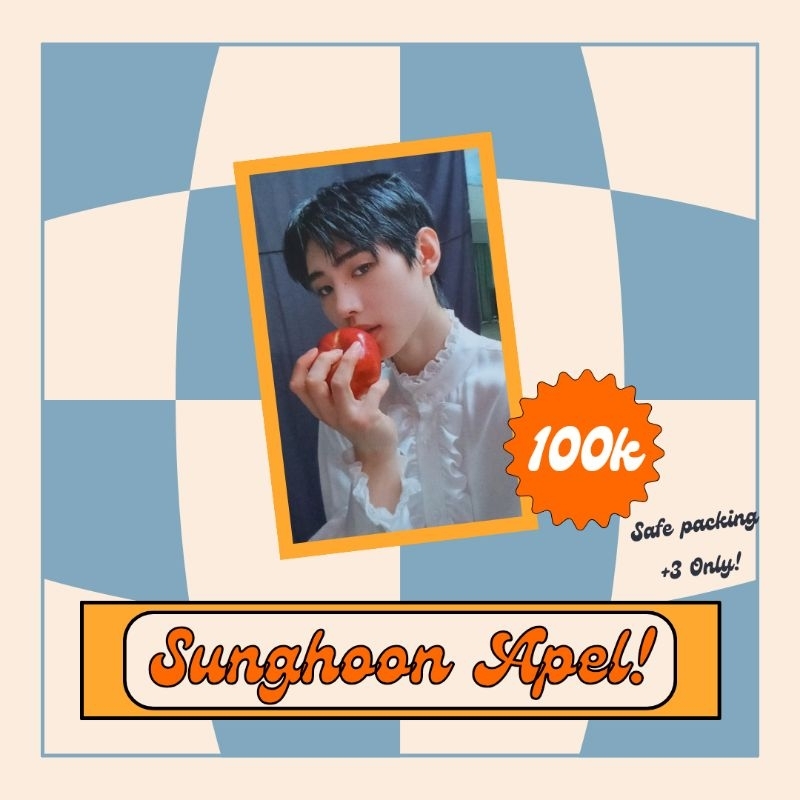 Photocard Enhypen Sunghoon Apel / NEGO boleh.