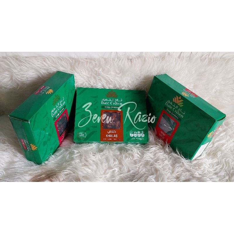

Kurma Premium Emirates Dates Crown Lulu Khenaizi Khalas 1kg