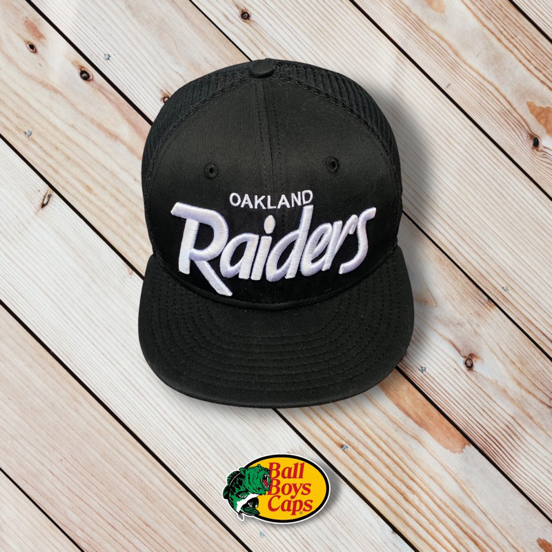 TOPI NEW ERA SCRIPT OAKLAND RAIDERS (ADJUSTABLE)