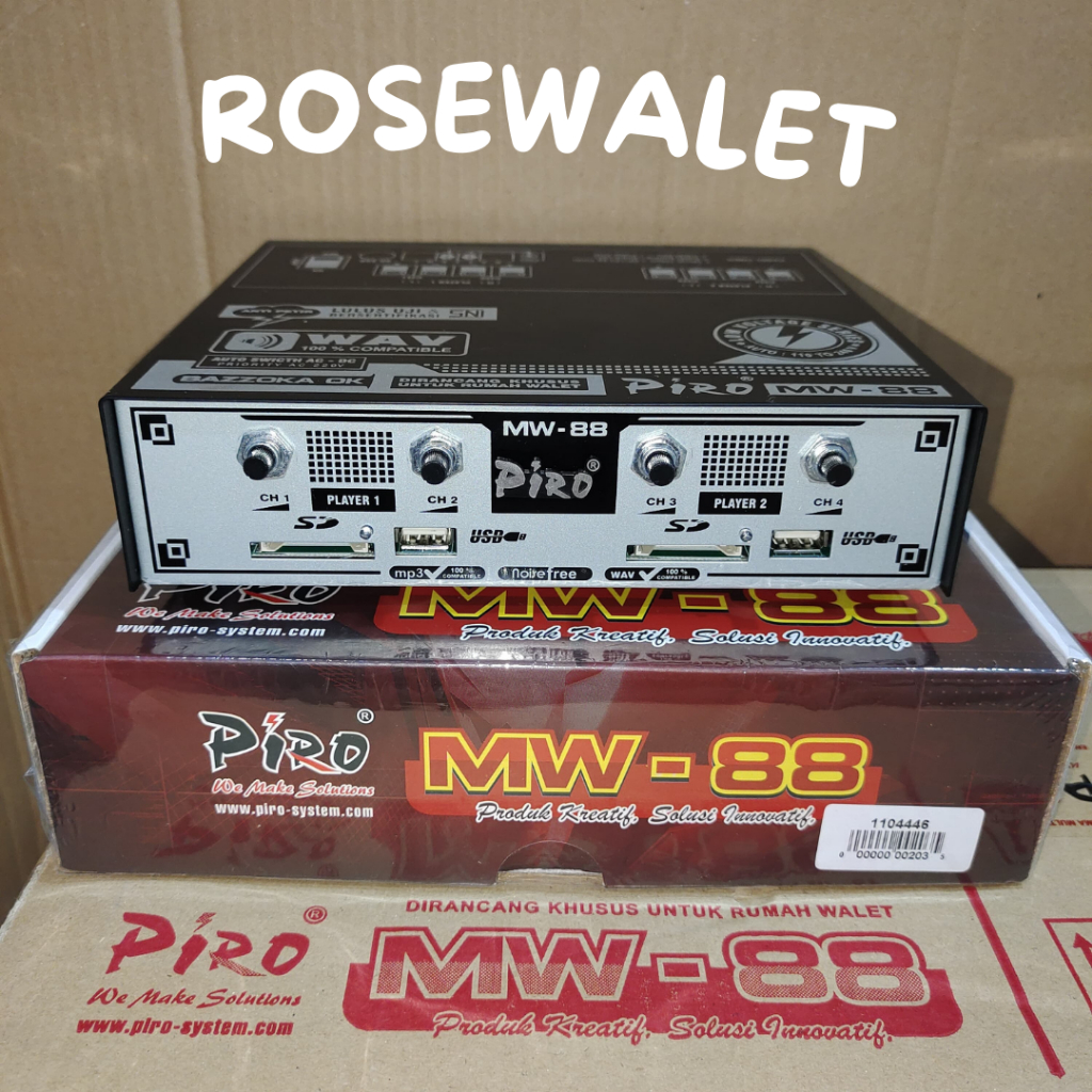 AMPLI PIRO MW 88 ANTI PETIR ORIGINAL