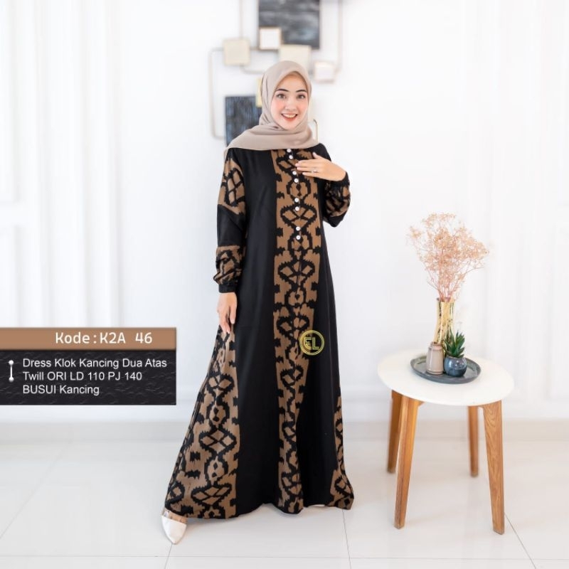 gamis twill ori by elzaf