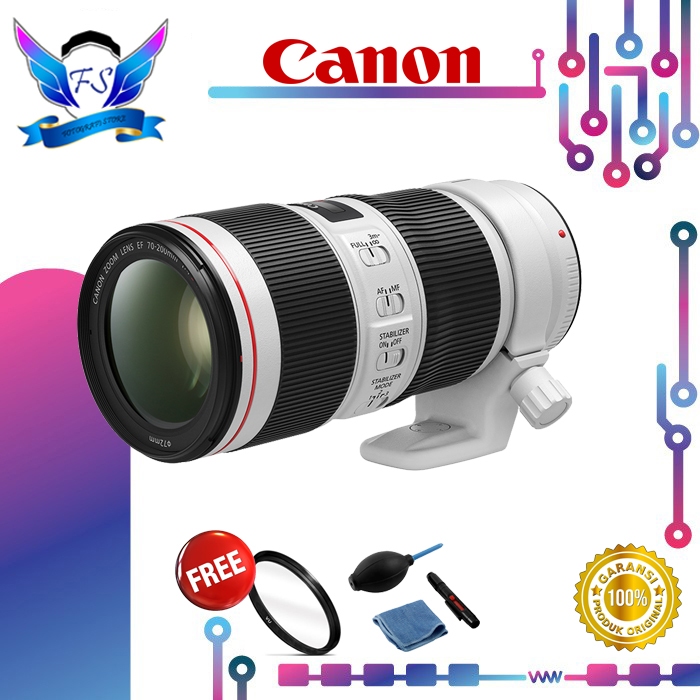 LENSA CANON EF 70-200 F2.8 L IS II USM / CANON 70-200mm F/2.8L USM