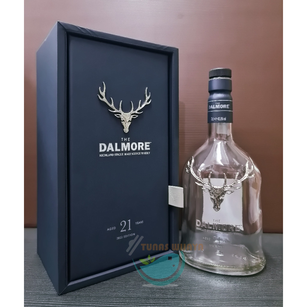Botol bekas Dalmore 21 Rare 700 ML + Box