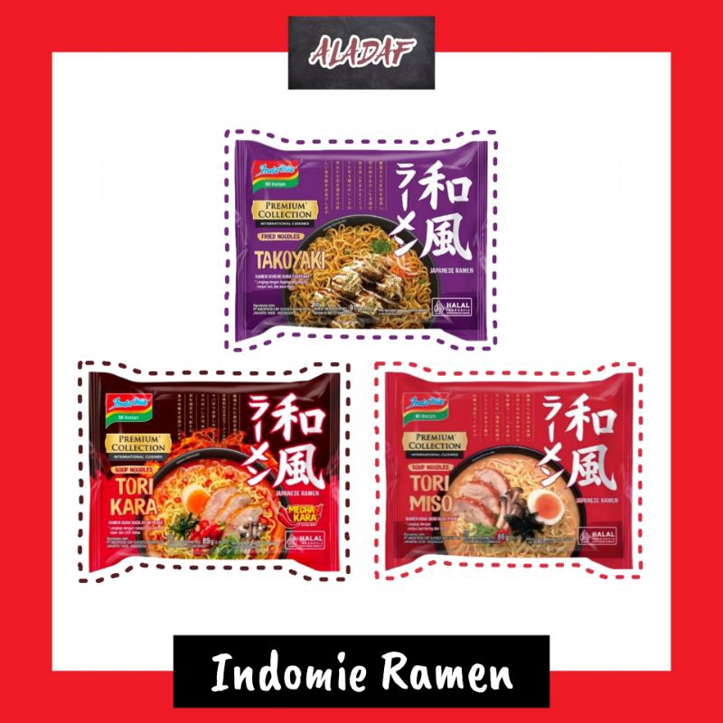 

Indomie Japanese Ramen Rasa Tori Miso, Tori Kara