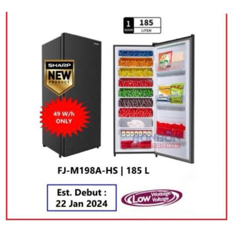 Freezer Sharp 8rak FJM 198