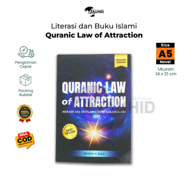 

Dijual Buku Motivasi Islam - Quranic Law Of Attraction Syalmahat Publishing - A5 Murah