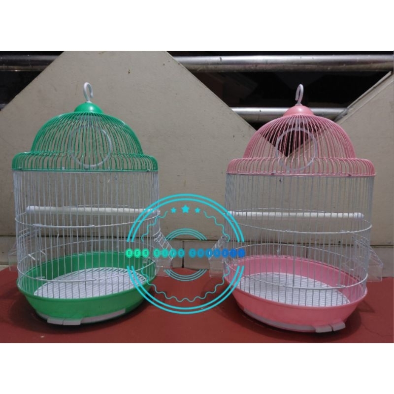 Sangkar Besi Lovebird Tanggung - Kubah