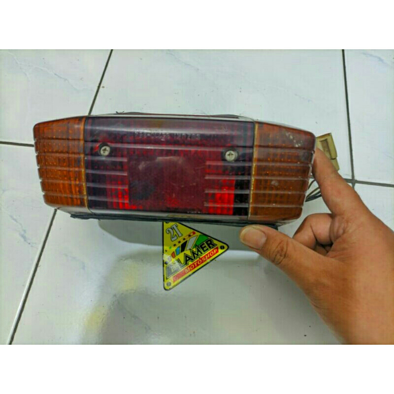 Stoplam Set Suzuki Rc80 Rc100 Bravo Original Sgp
