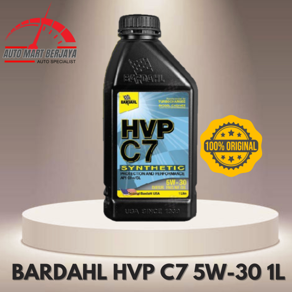 Bardahl Oli Mobil HVP C7 5W30 1L ORIGINAL