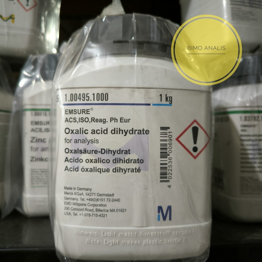 OXALIC ACID DIHYDRATE 1kg Merck 100495 / ASAM OKSALAT Pro Analis