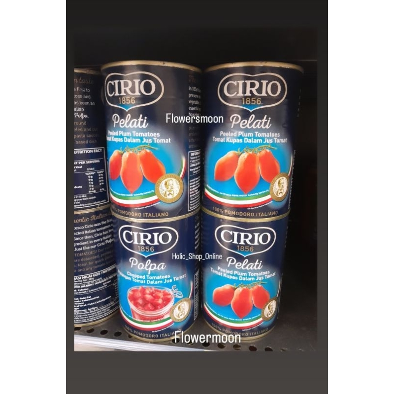 

Cirio Pelati Makanan Kaleng Tomat kupas Termurah
