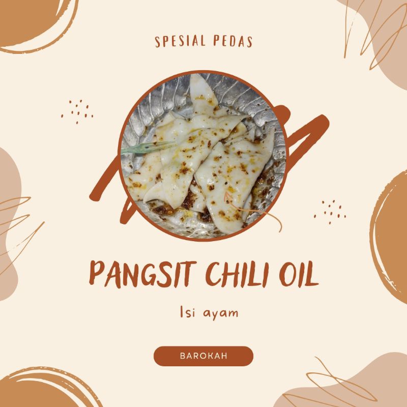 

Pangsit Chili Oil isi ayam